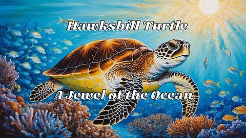 The Hawksbill Sea Turtle : Jewels of the Ocean
