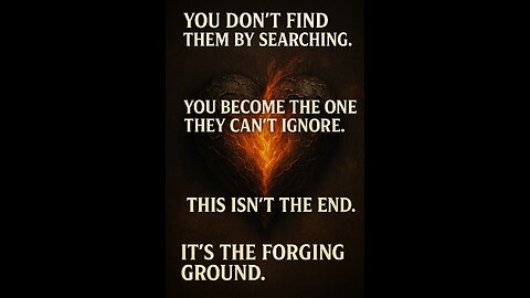 You don’t find them by looking.