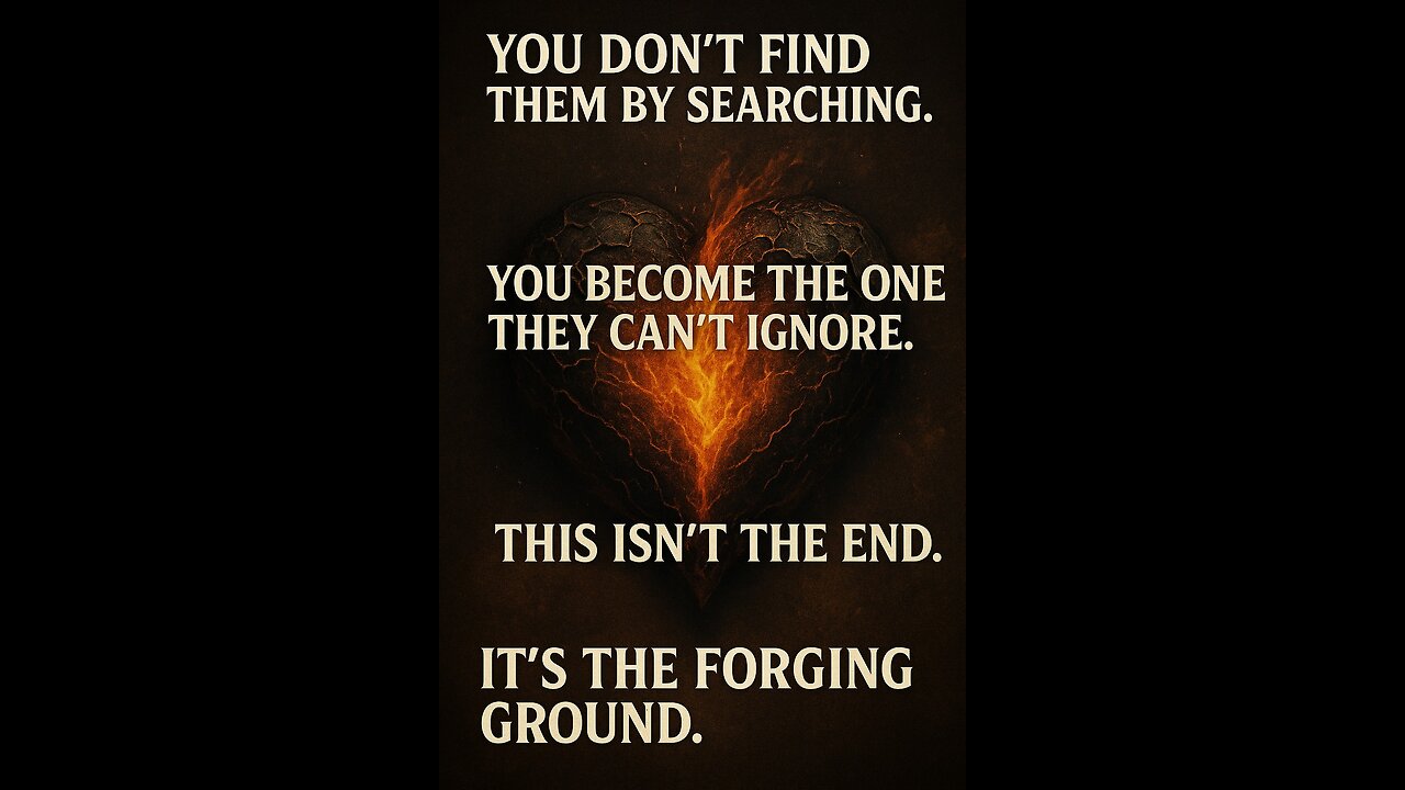 You don’t find them by looking.
