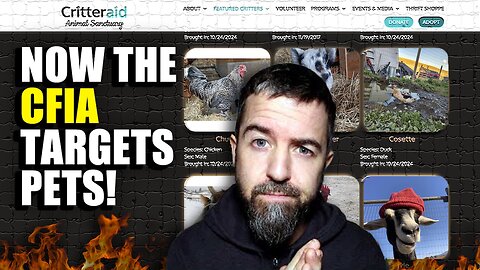 It’s ALREADY HAPPENING, The CFIA Is Now Going After A BC ANIMAL SANCTUARY!!!