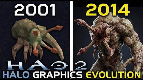 Halo Graphics Evolution: The Flood (2001 - 2014) 🧟‍♂️🔫