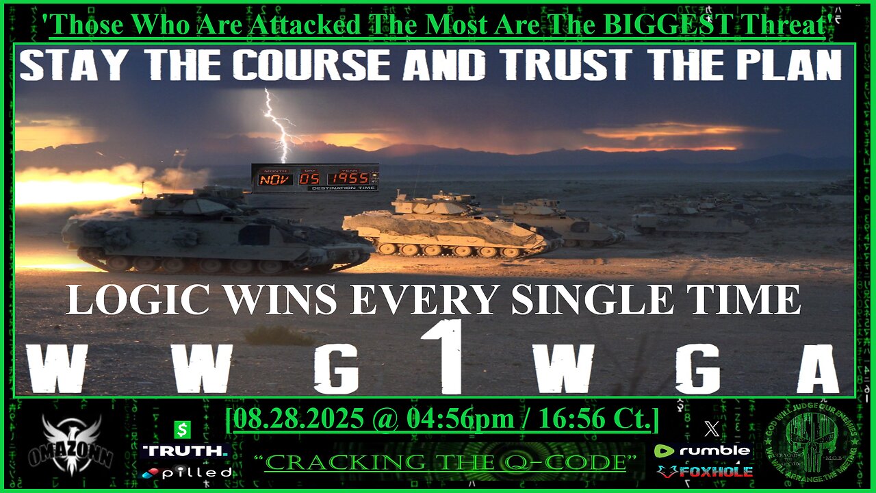 "CRACKING THE Q-CODE" ~ 'Those Who Are Attacked The Most Are The BIGGEST Threat'