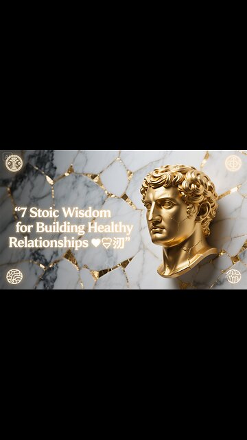 7 Stoic Wisdom for Building Healthy Relationships ❤️🧠