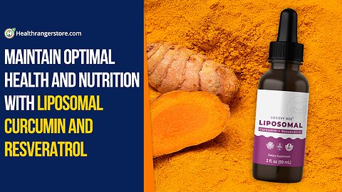 Maintain optimal health and nutrition with Liposomal Curcumin and Resveratrol