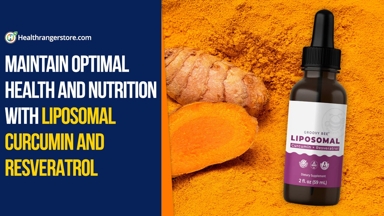 Maintain optimal health and nutrition with Liposomal Curcumin and Resveratrol