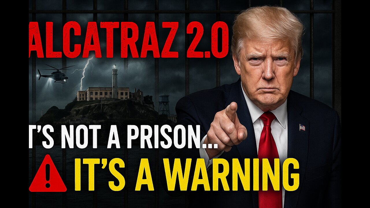 “Alcatraz 2.0 — Trump’s Monument to Law, Order -It’s NOT a Prison... It’s a WARNING