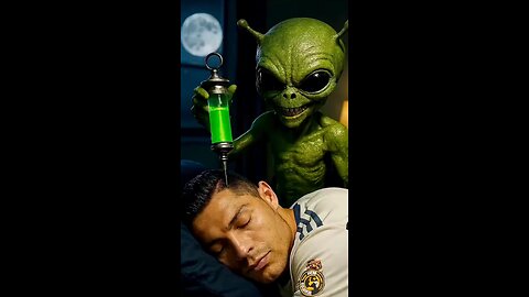 What is that alien did to Ronaldo 😱