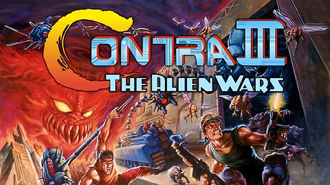 Contra III: The Alien Wars (SNES) Hard difficulty - No hit