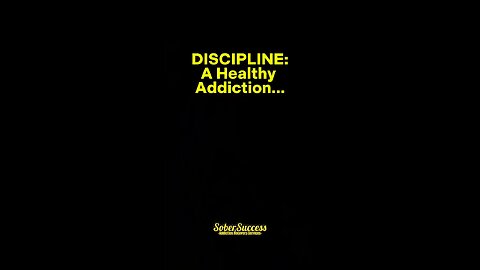 🗣Be Addicted To Discipline And You Can't Lose‼️💪 #SoberCoach #Discipline