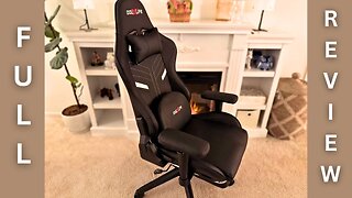 Douxlife Heated Massaging Gaming Chair REVIEW! // BEST GAMING CHAIR?