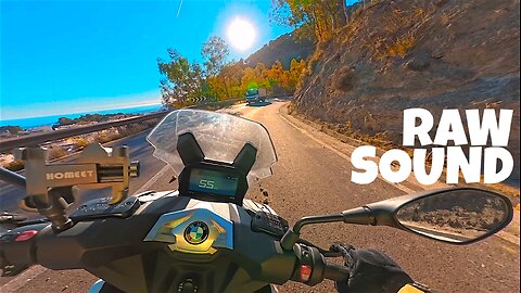 BMW C400x Serpentine Mountain Road Ride 4K POV by Combastaboyy