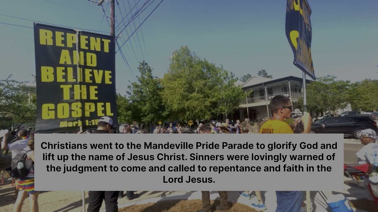 Boldly Preach at Pride Parades
