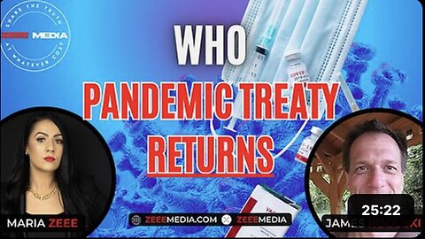 "James Roguski: The Return of the WHO Pandemic Treaty!"