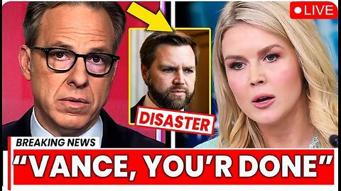 LIVE: Karoline Leavitt COLLAPSES After Host EXPOSES JD Vance’s Massive Lie on Live TV!