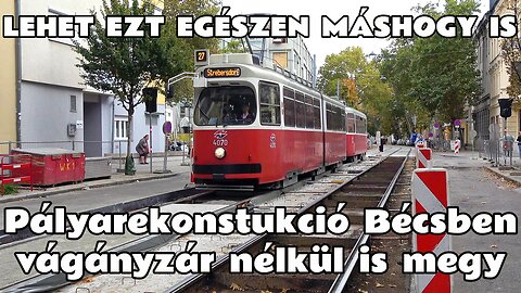 2025.10.23. Bécs - Floridsdorf pályaépítés vágányzár és pótlás nélkül. Ahol első a szolgáltatás.