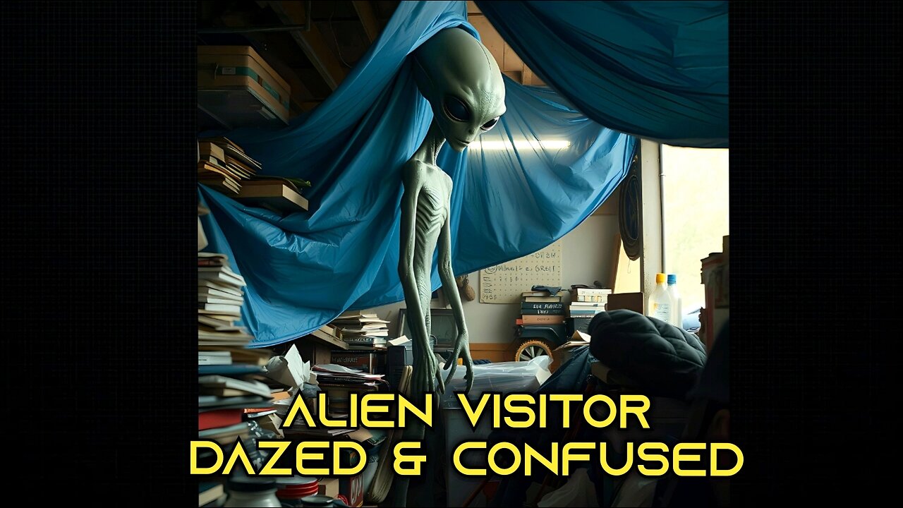 💥 Alien Caught on Security Camera Poking Around Garage