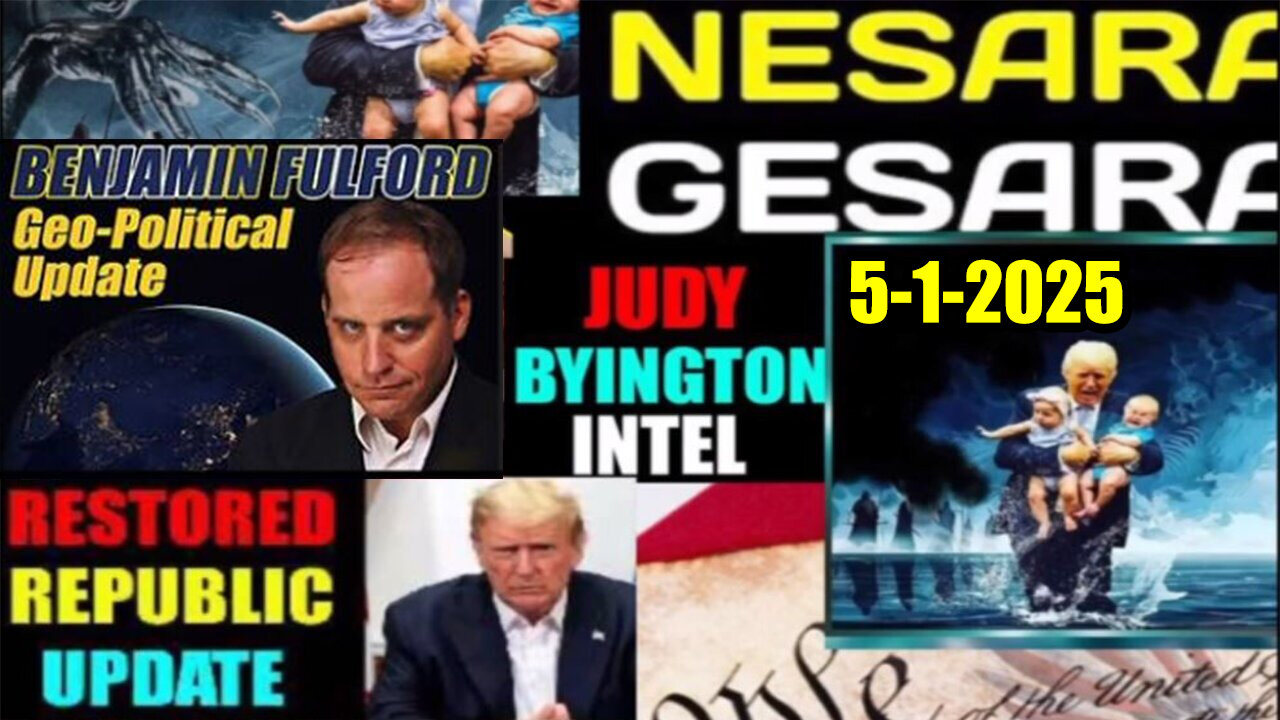 Judy Byington Update 5.1.25 - Trump Just dropped BOMBSHELL ~ This Changes EVERYTHING