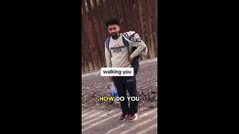 He said they WALKED from INDIA to MEXICO in 4 DAYS 😭💀