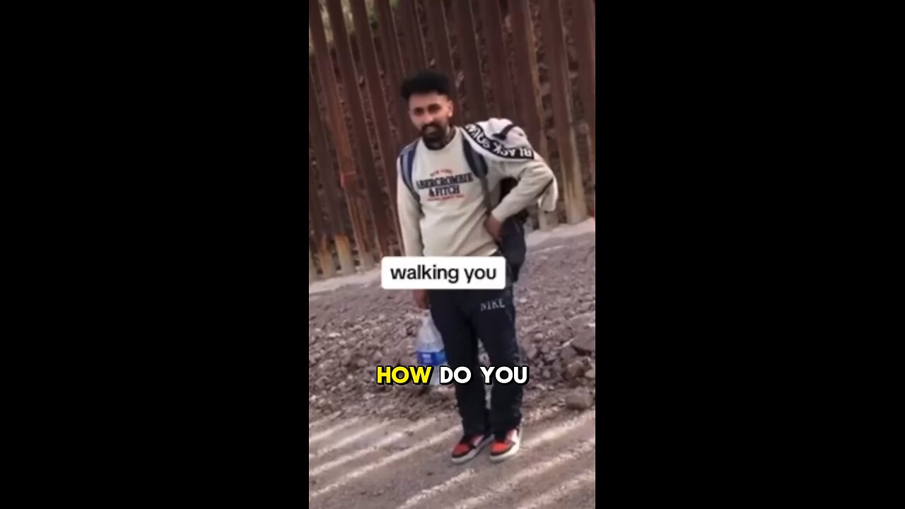 He said they WALKED from INDIA to MEXICO in 4 DAYS 😭💀