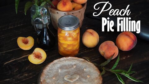 Peach Pie Filling Canning Recipe