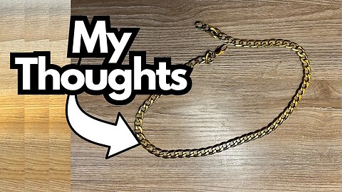 ProChains Cuban Link Gold 18" - What I Think Of It