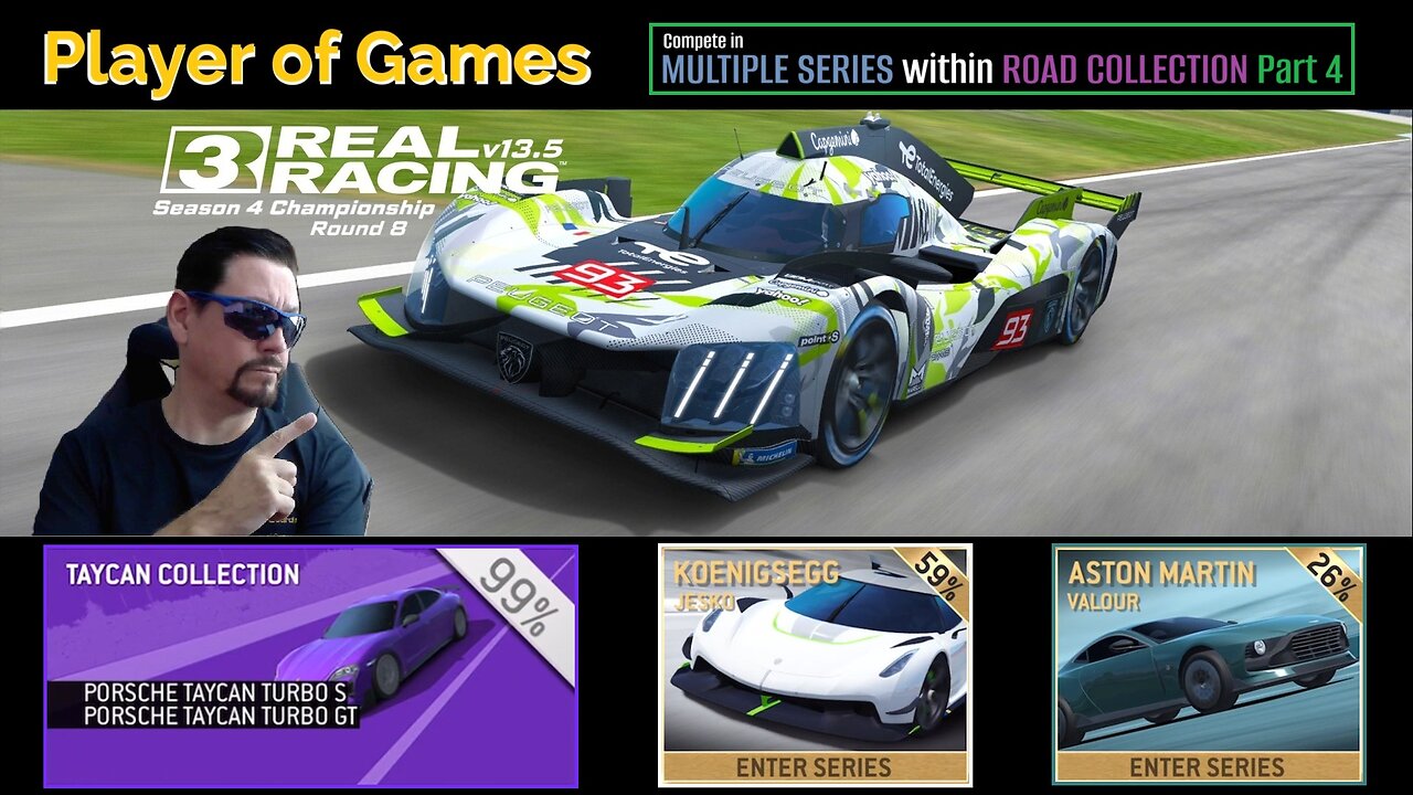Player of Games: Real Racing 3 Update 13.5: Compete in MULTIPLE SERIES within ROAD COLLECTION Part 4