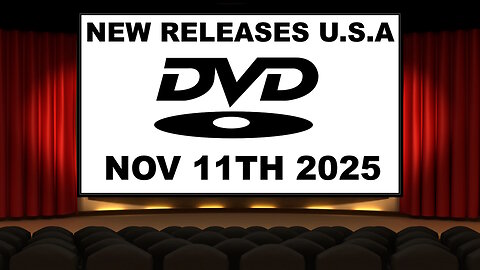 NEW DVD Releases [NOVEMBER 11TH 2025 | U.S.A]