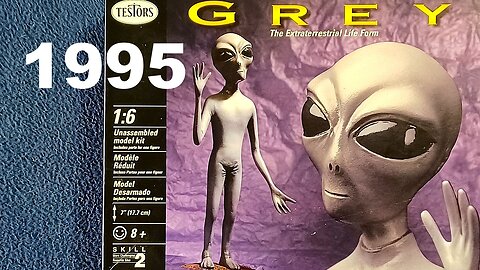 TESTORS, GREY The Extraterrestrial Life Form, 1/6th Scale, 761, 1995, RPM, RE-UNBOXING