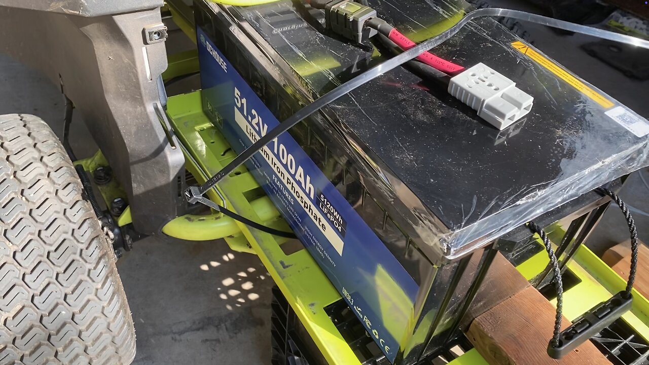 (May 2025) Step by Step Conversion to Single 48v LiFePO4 Battery for Ryobi RM480ex Riding Lawnmower