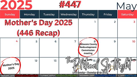 #447 | Mother's Day 2025 (446 Recap)! | The Political Spotlight