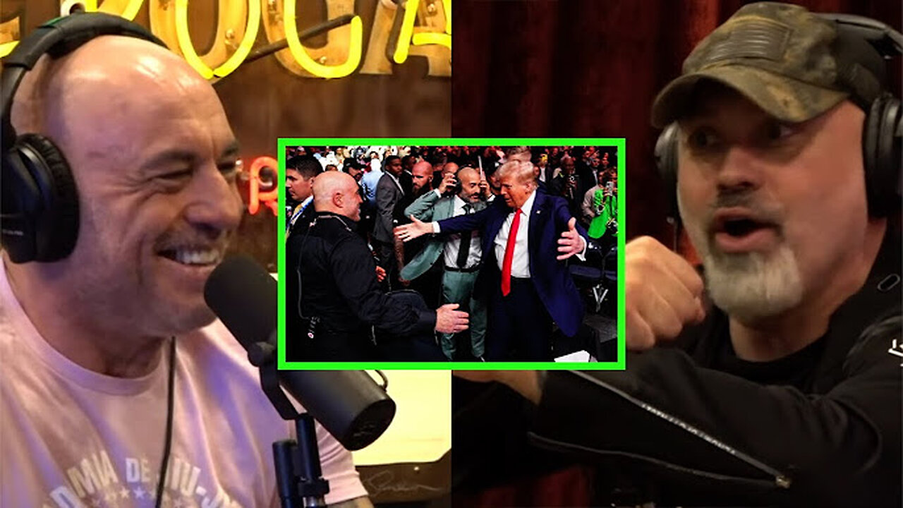 Eddie Bravo on Seeing Trump Embrace Joe at the UFC.
