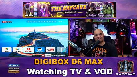 DIGIBOX D6 MAX Demo - Full TV Streaming Box Review