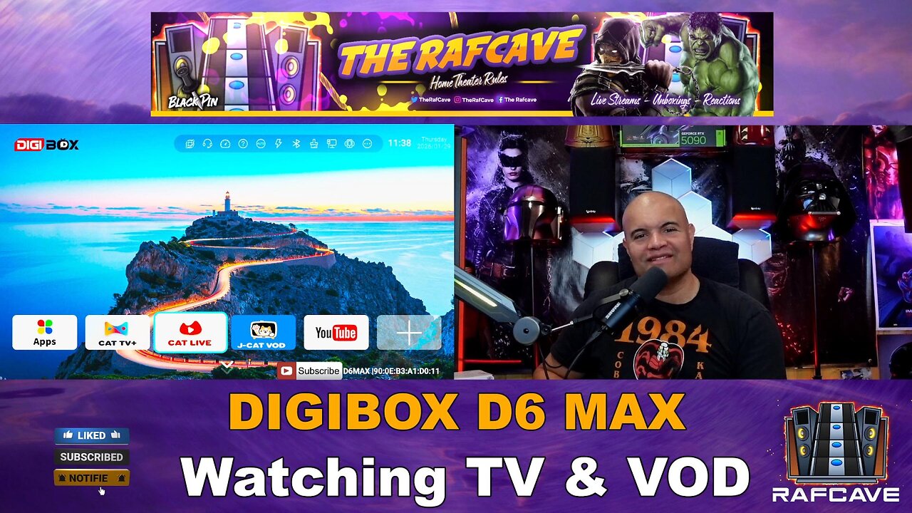 DIGIBOX D6 MAX Demo - Full TV Streaming Box Review