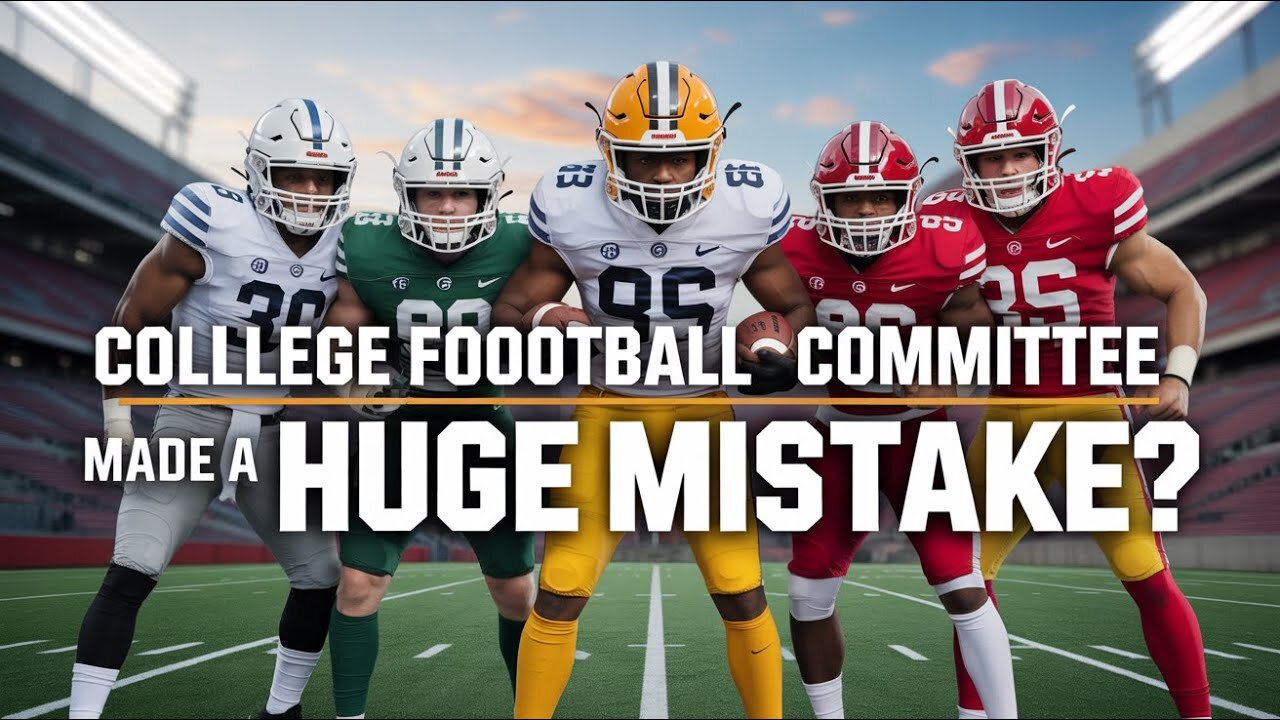 College Football Playoff committee MADE a HUGE Mistake?
