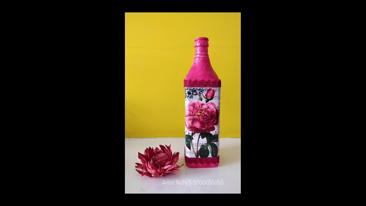 Beautiful Decorative Bottle