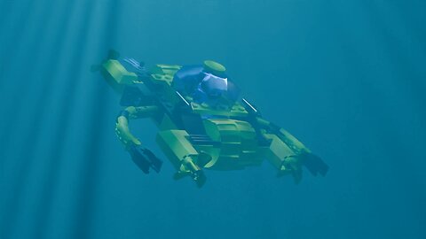 3D Lego Animation - Submersible Implosion