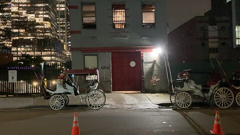 Walking Manhattan: Horse Stables? & Rosewood Theater (W 38th St)