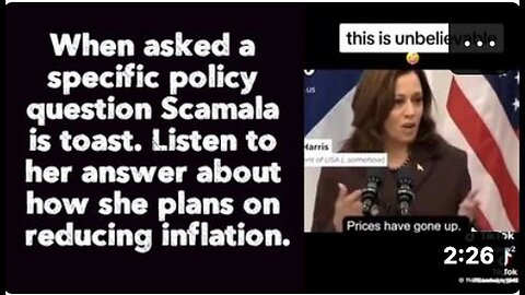 "Scamala Stumbles When Faced with Specific Policy Questions"