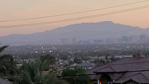 Did YOU see tonight's DUSTY Las Vegas sunset? Check THIS out! 06.20.2025 #follow #lasvegas #gaming