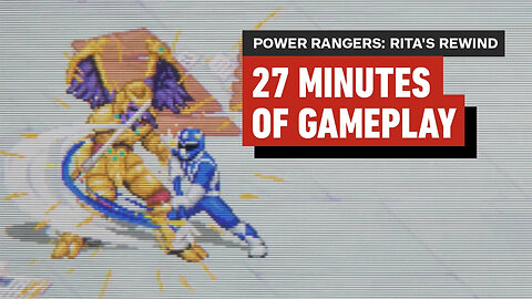 Mighty Morphin Power Rangers： Rita's Rewind ｜ The First 27 Minutes of Gamep