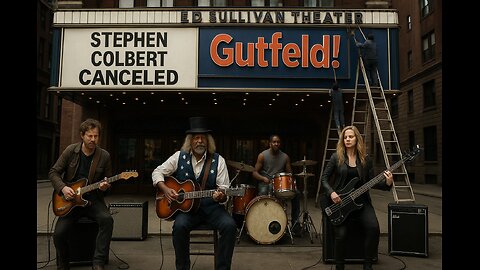 Cya Colbert - Late Show Canceled Blues. Gutfeld Wins.