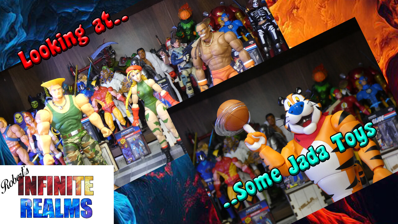 Jada Street Fighter and Tony the Tiger