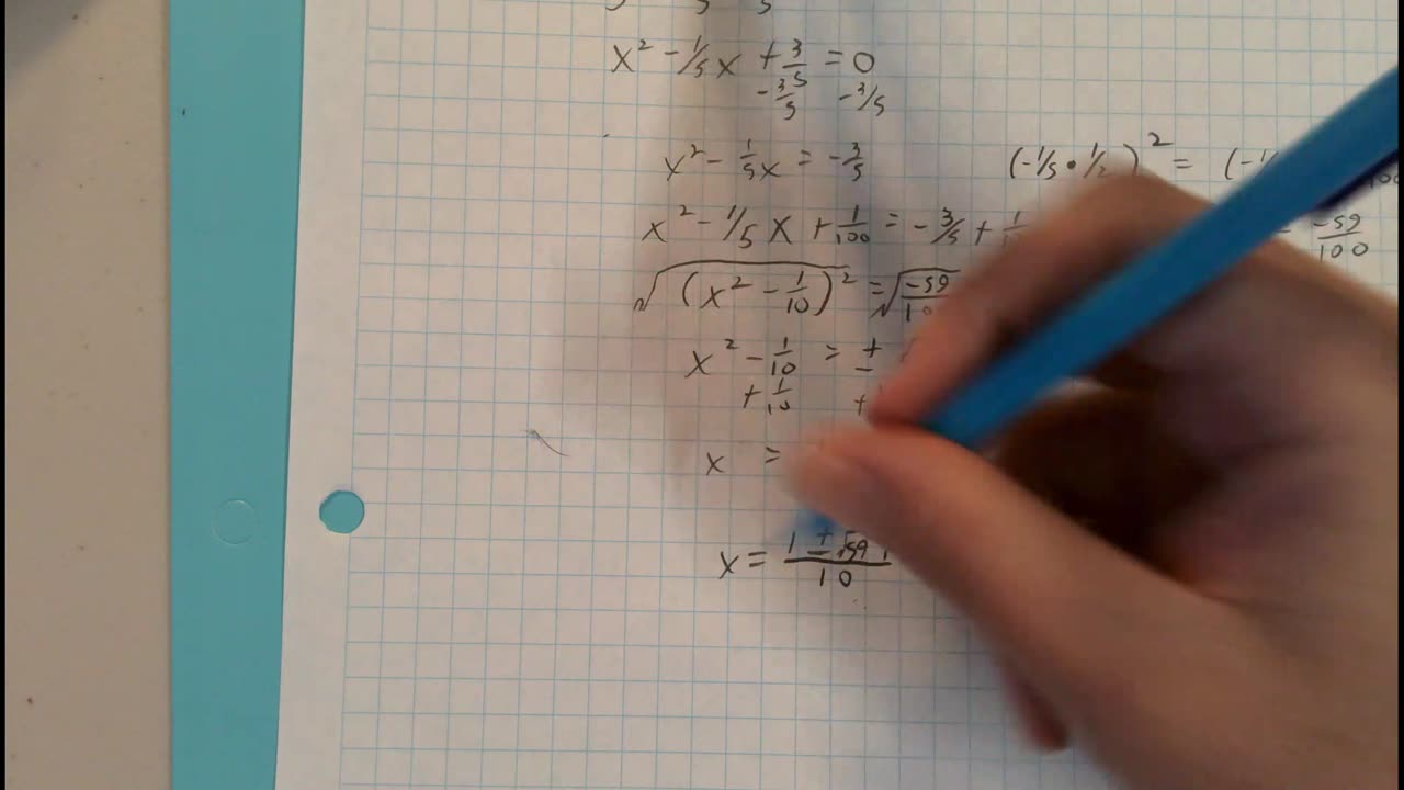 Saxon Algebra 2 Lesson 62 (a)