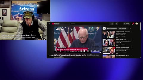 Tim Walz threatens to deploy national Guard to remove Ice. , January 07