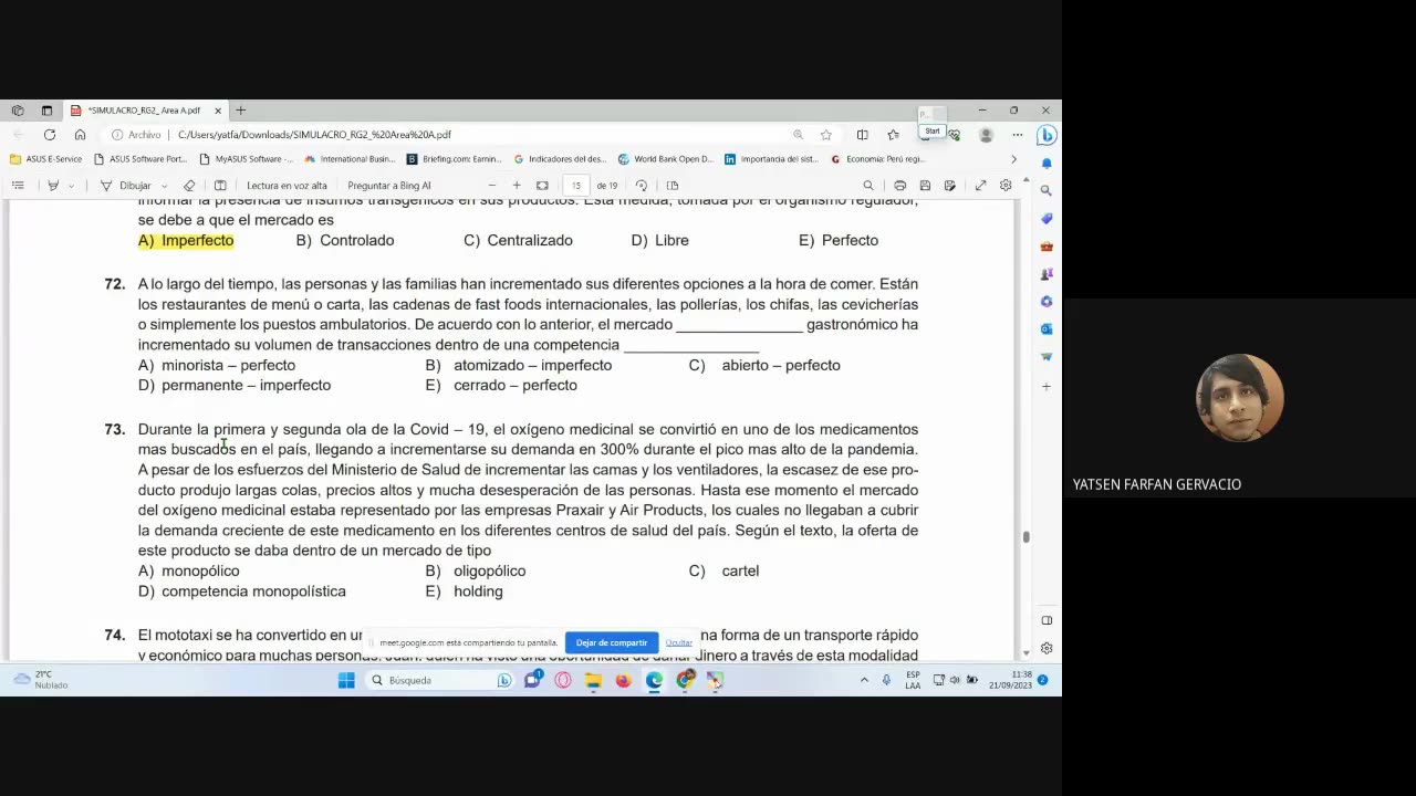 PAMER SEMESTRAL 2023 | Repaso 3 | Economía