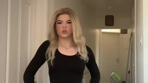 She is being a perfect tgirl to you now