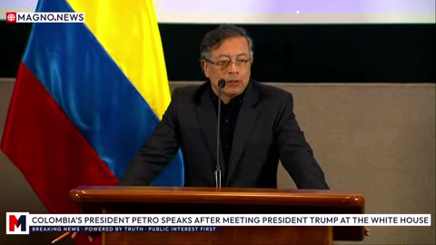 🇺🇸|🇨🇴 Colombia's President Petro speaks after meeting President Trump at The White House [LIVE]