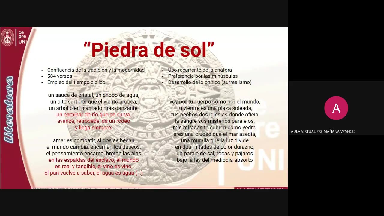 CEPRE UNI 2022 - 1 | Semana 11 | Literatura