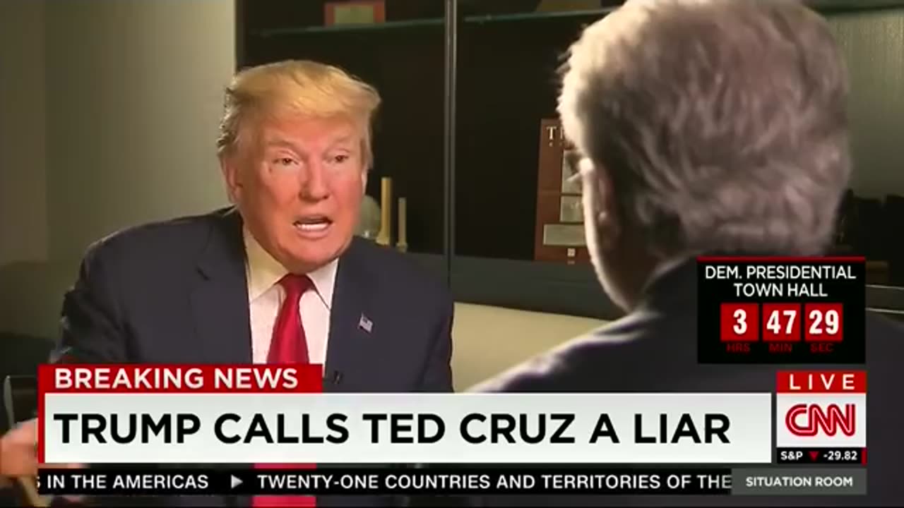 DONALD TRUMP ONE ON ONE INTERVIEW WITH WOLF BLITZER 1-25-2016