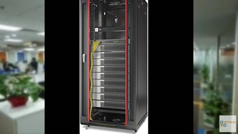 Network Data Cabinet - 27U Rack Mount - Wall Mount IT Rack - Locking - Server Ra